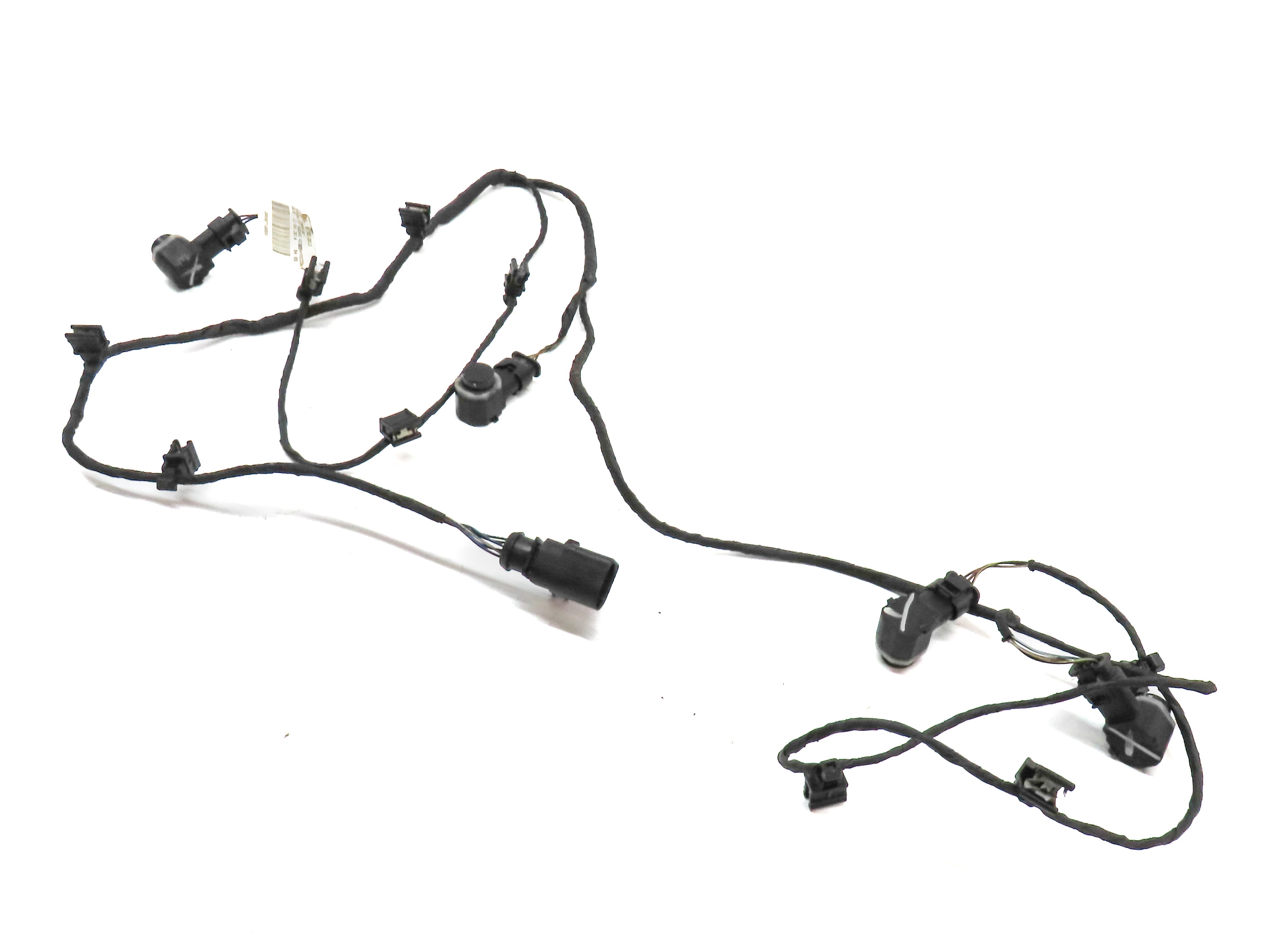 2012 AUDI Q5 (B8 8R) REAR PARK ASSIST PDC SENSOR SET 4 w/ WIRE WIRING HARNESS — exact item pictured